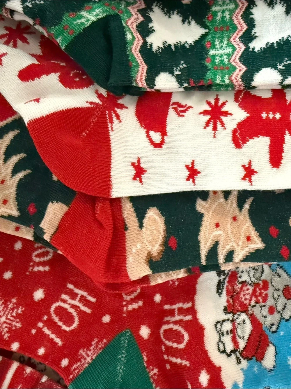 Festive Kids Crew Socks - Holiday Multicolor Pack